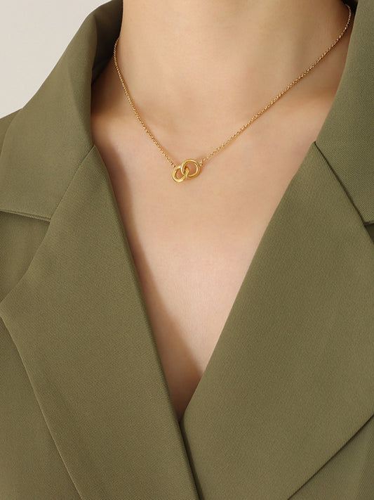 Hoppy Hoop Pendant Necklace