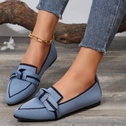 Bow Toe Loafers