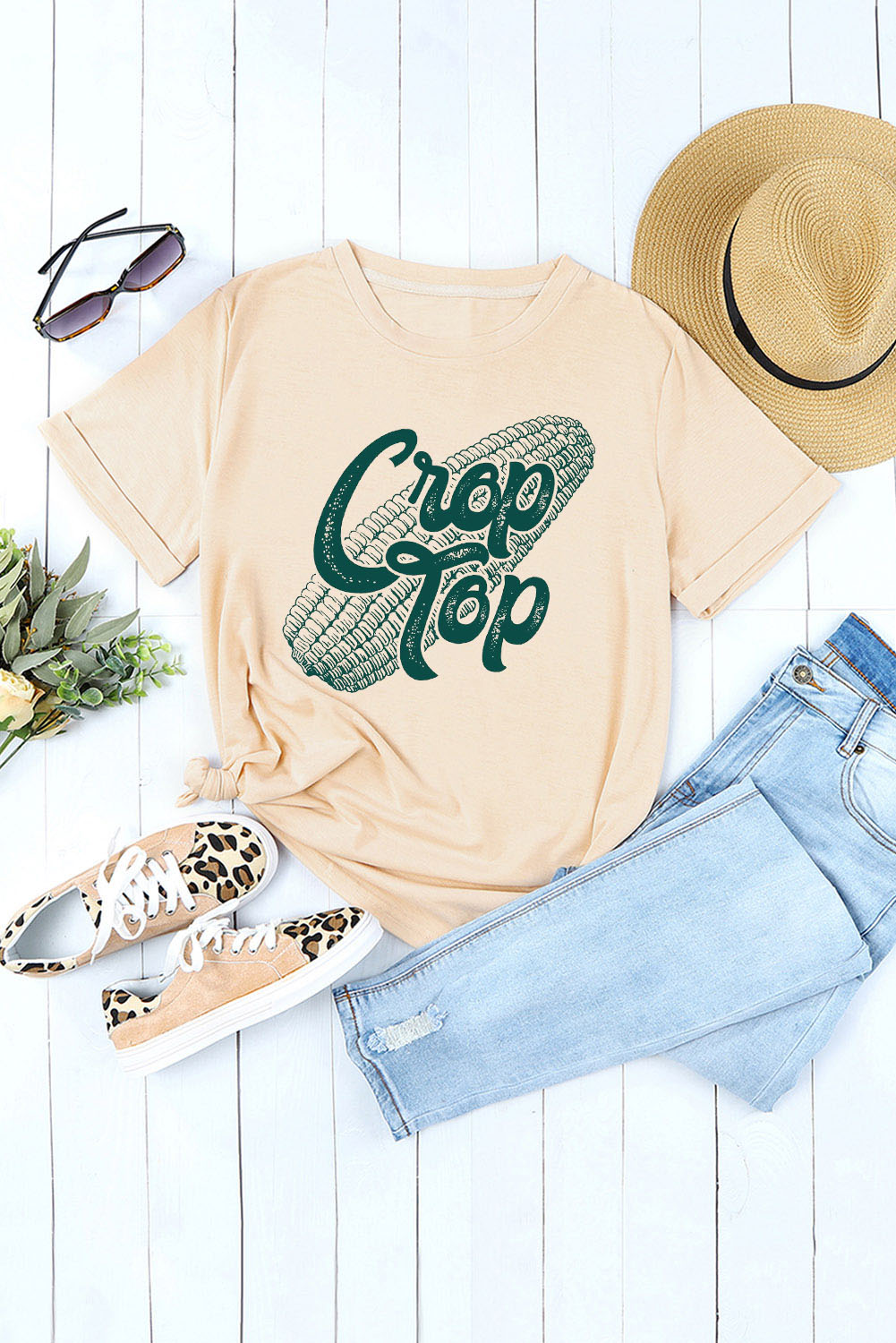 Corn Crop Top Tee