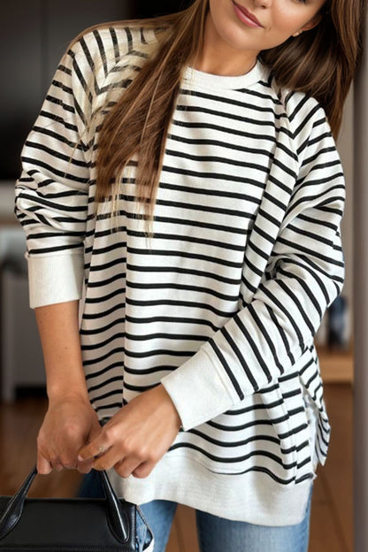 Juno Striped Sweatshirt