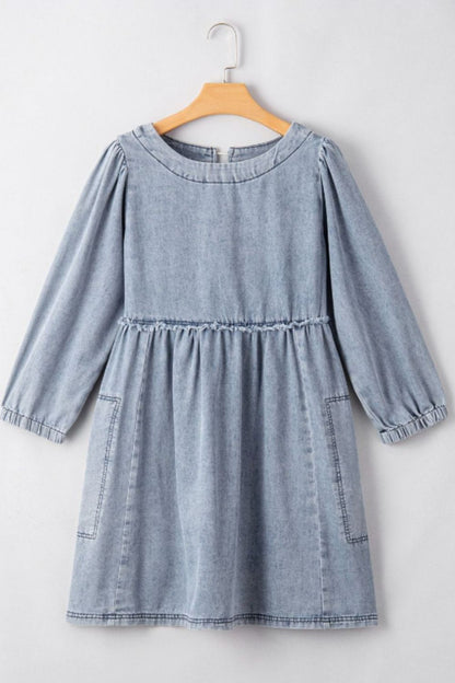 Bailey Babydoll Denim Dress