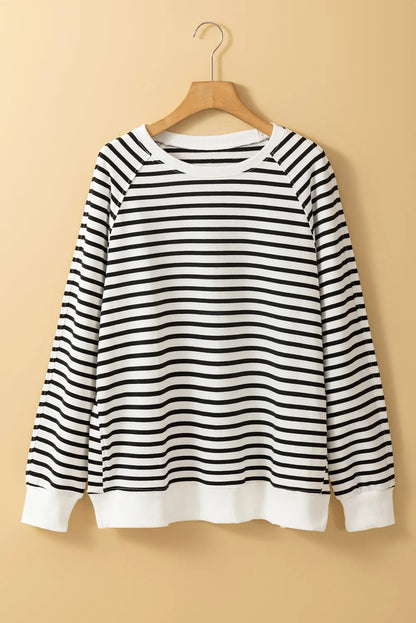 Juno Striped Sweatshirt