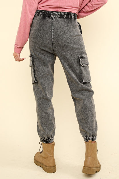 Very J Washed Drawstring Jogger