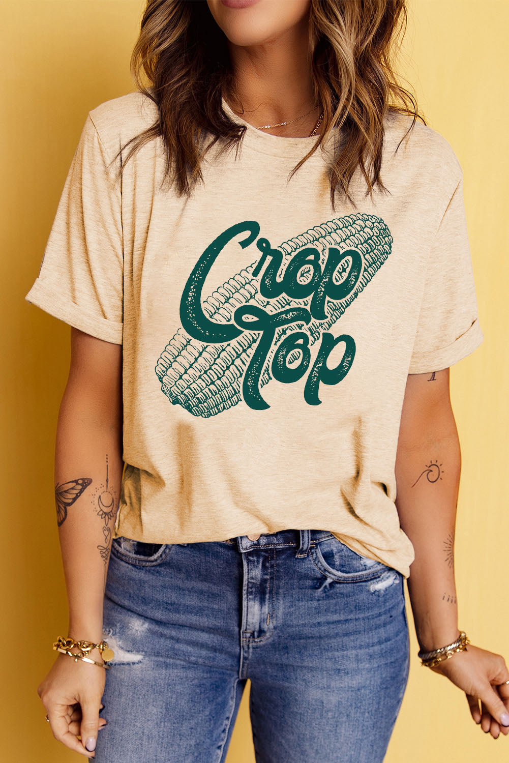 Corn Crop Top Tee