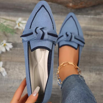 Bow Toe Loafers