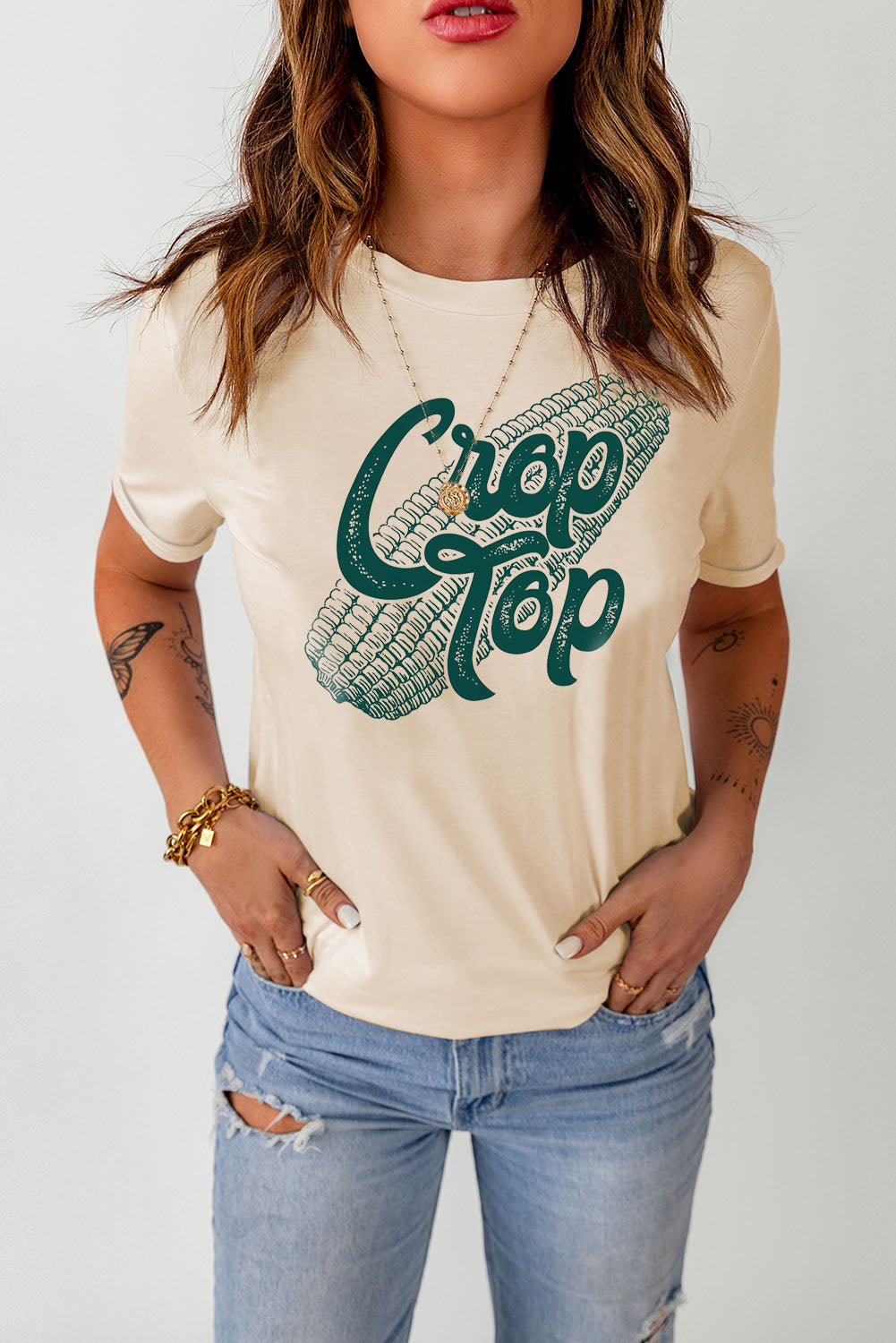 Corn Crop Top Tee