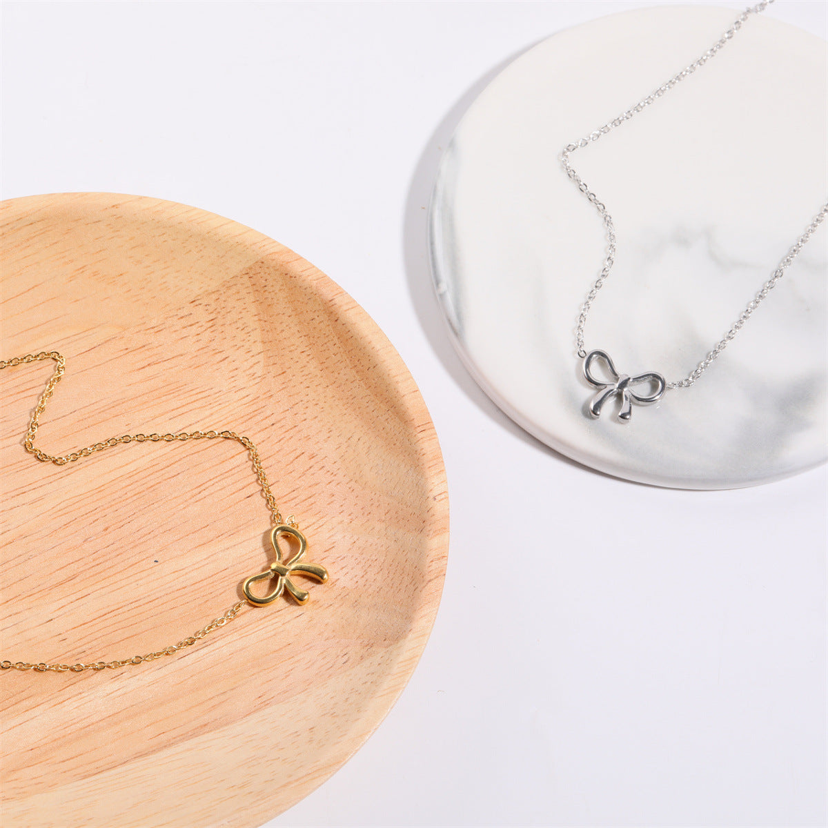 Bow Pendant Necklace
