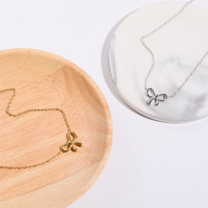 Bow Pendant Necklace