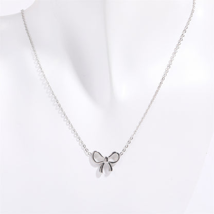 Bow Pendant Necklace
