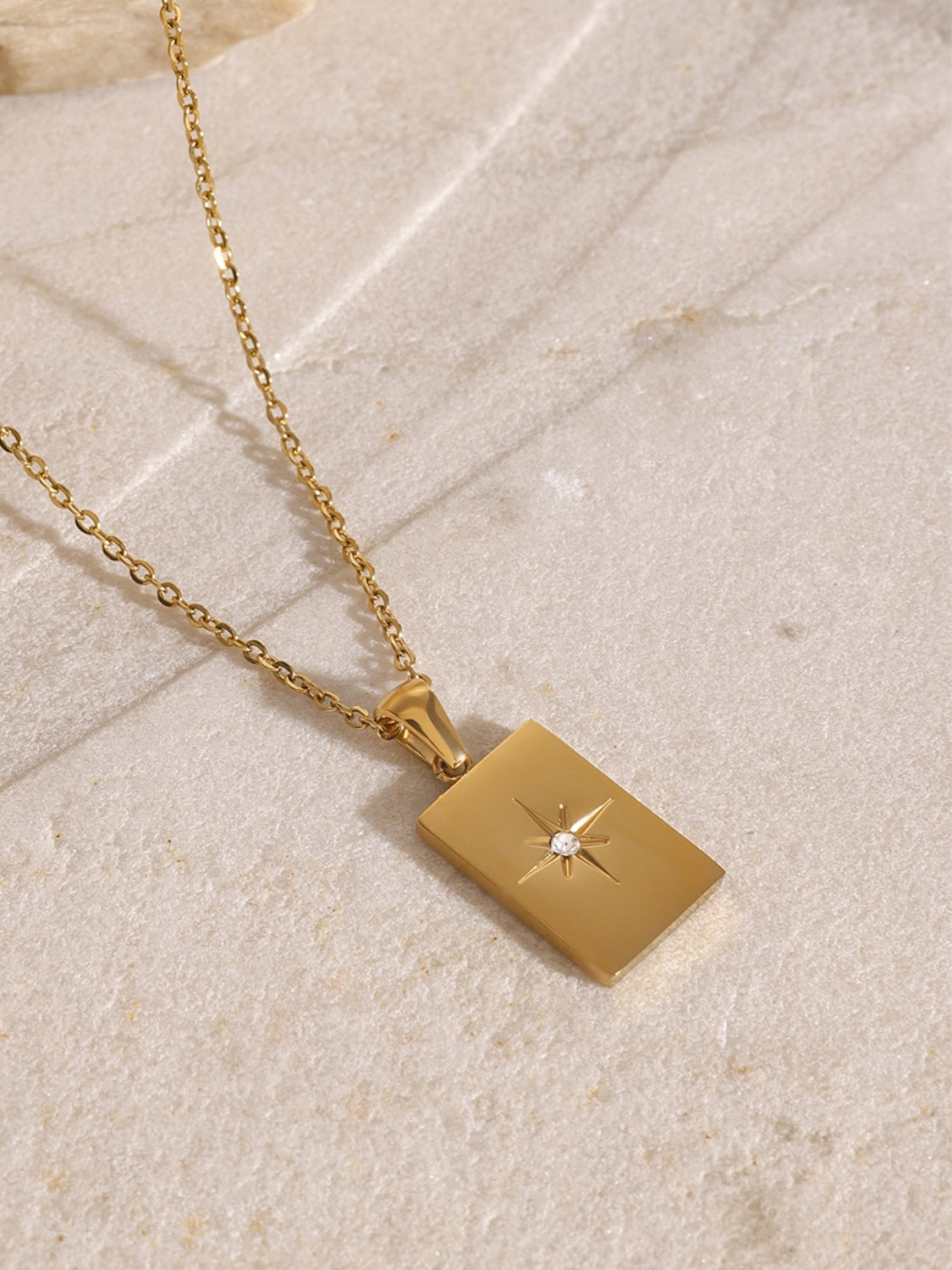Star Burst Double-Layered Necklace