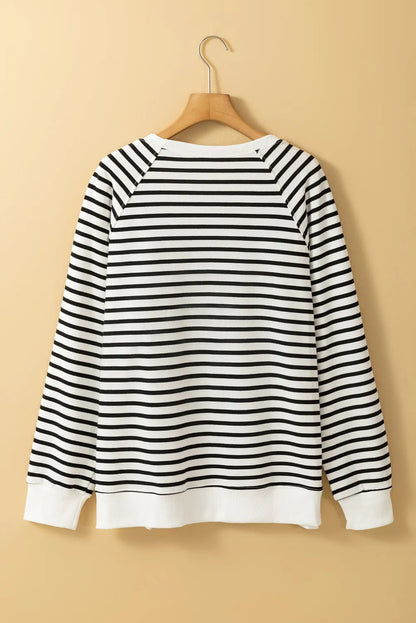 Juno Striped Sweatshirt